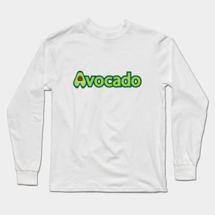 Avocado fun design Long Sleeve T-Shirt